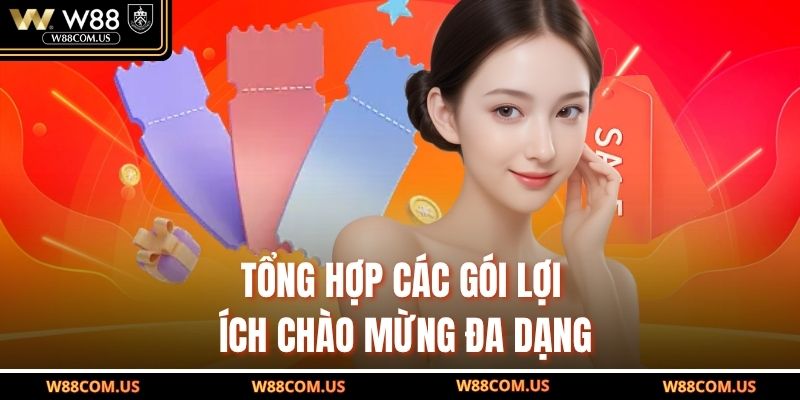 Tổng hợp các gói lợi ích chào mừng đa dạng